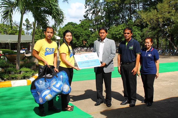 “ท่าเรือประจวบ” มอบสนามเด็กเล่น BBL ให้แก่โรงเรียนบ้านท่าขาม